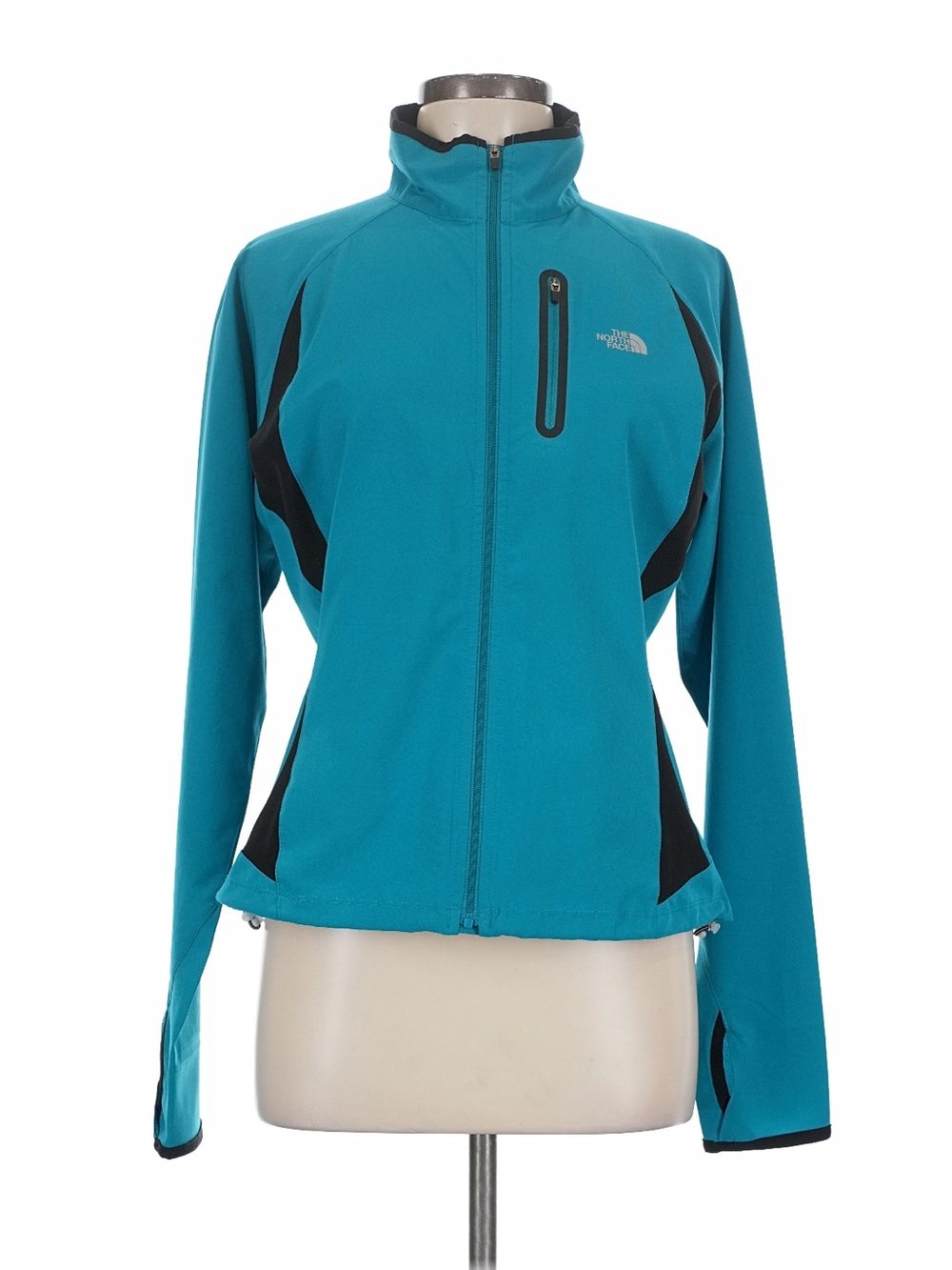 The North Face Women's Teal and Black Ski Softshell Jacket